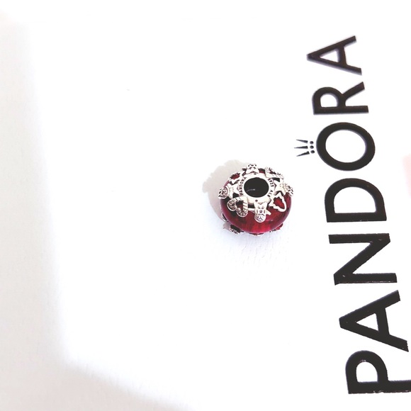 PANDORA Christmas Magic Murano Glass Charm w/box - Picture 4 of 6